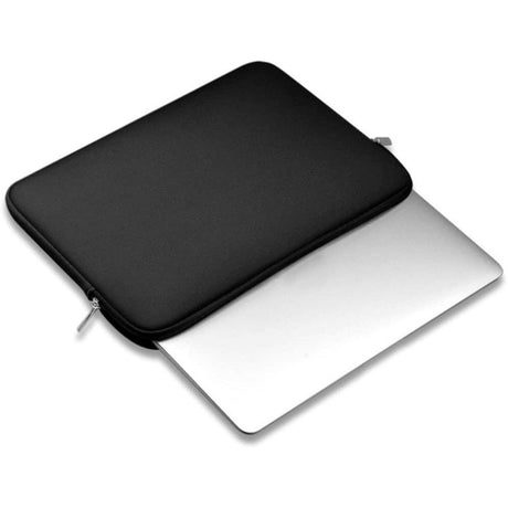 Tech-Protect MacBook / Laptop Neoprene Sleeve 15-16" (37 x 26 cm) w. Extra Pocket - Black