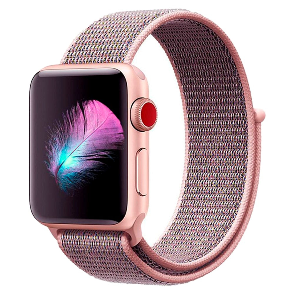 Apple Watch (38/40/SE/41/42mm) Tech-Protect Watch Strap in Nylon - Pink