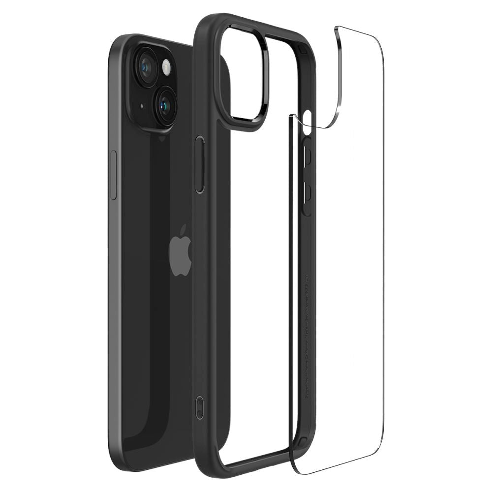 iPhone 15 Plus Spigen Ultra Hybrid Case - Transparent / Black