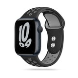 Tech-Protect Softband Apple Watch (42/44/SE/45/46/49mm) Strap - Black / Gray