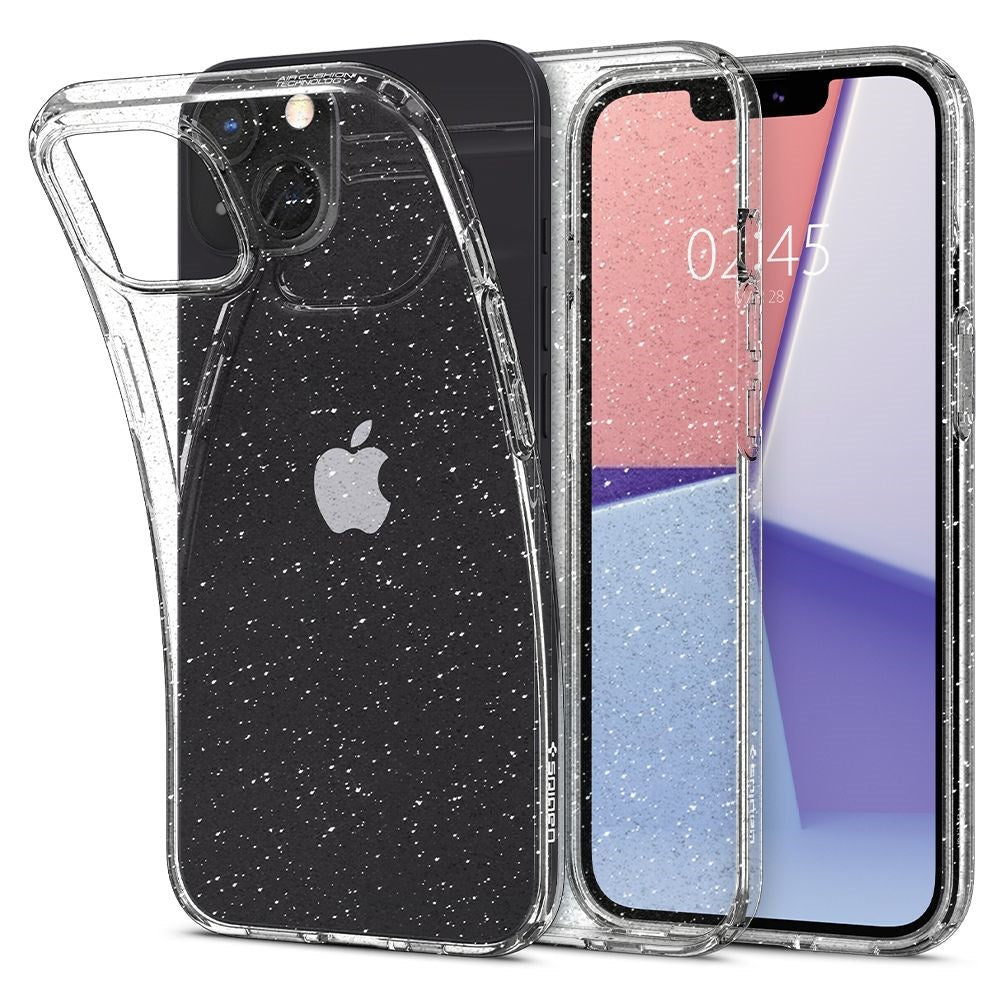 iPhone 13 Spigen Liquid Crystal Glitter Case - Transparent