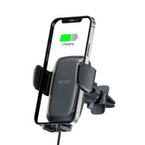 Tech-Protect Universal Mobile Holder with Wireless Charging for Ventilation System - Max Mobile: 55 - 90mm - Black