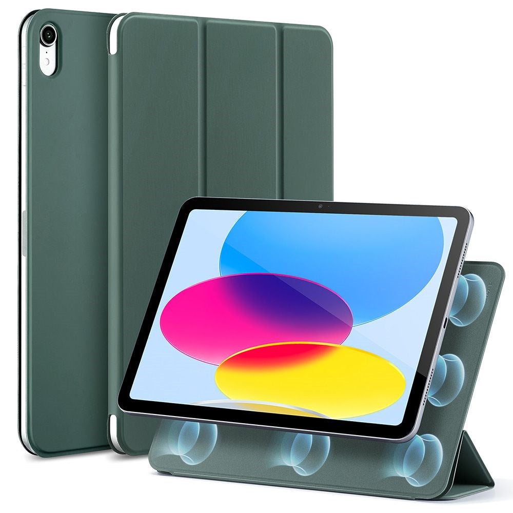 iPad 10.9" (2022) ESR Rebound Magnetic Flip Case - Forest Green