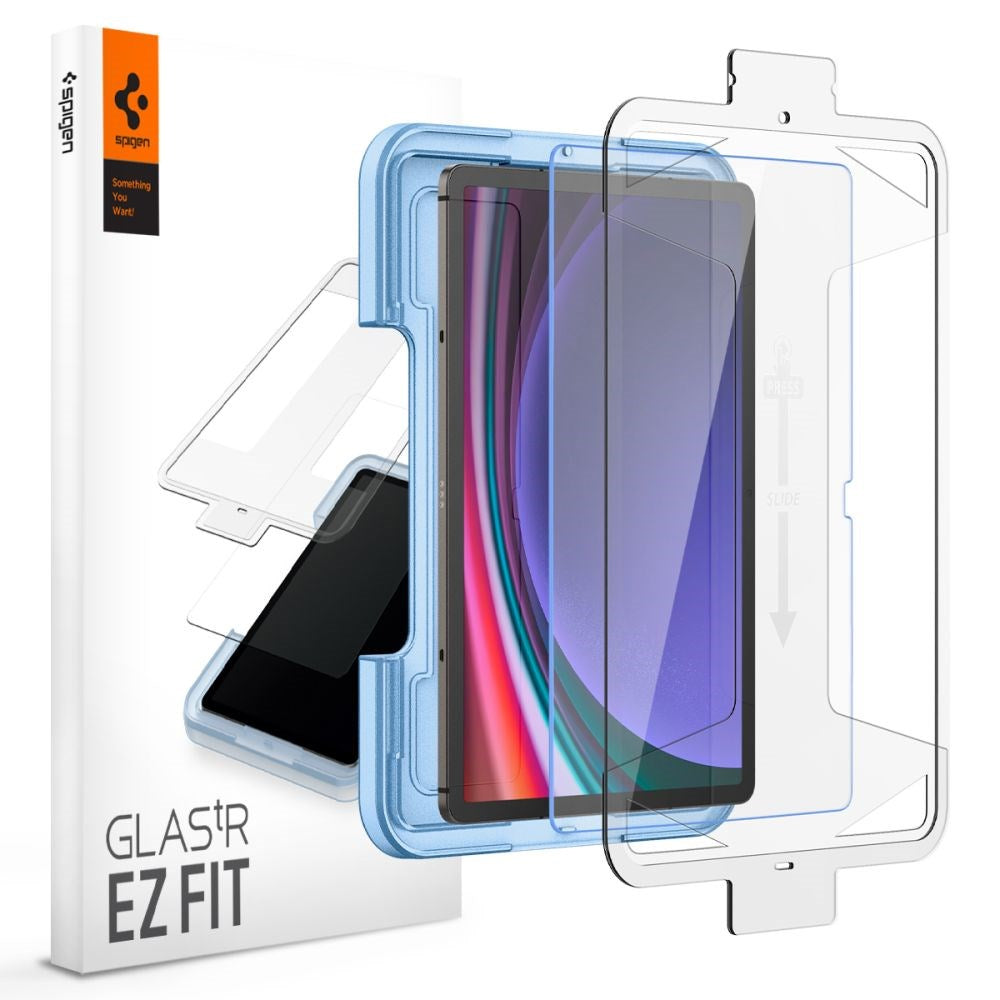 Samsung Galaxy Tab S9 Spigen EZ Fit Glas.tR Screen Protection - Case Friendly - Transparent