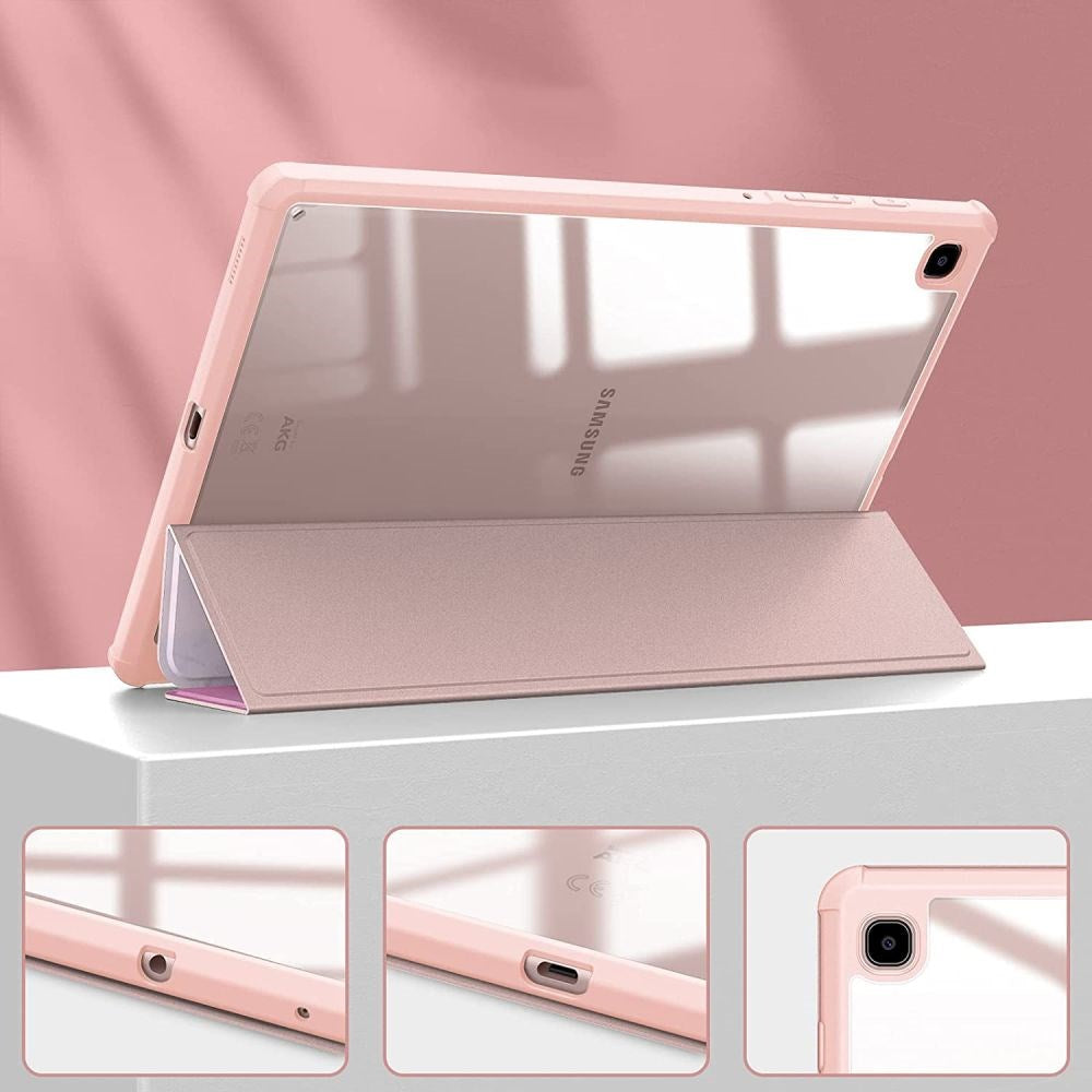 Samsung Galaxy Tab S6 Lite Tech-Protect Smartcase Hybrid Tri-fold Case - Pink Marble