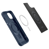 iPhone 15 Spigen Mag Armor Case - MagSafe Compatible - Navy Blue