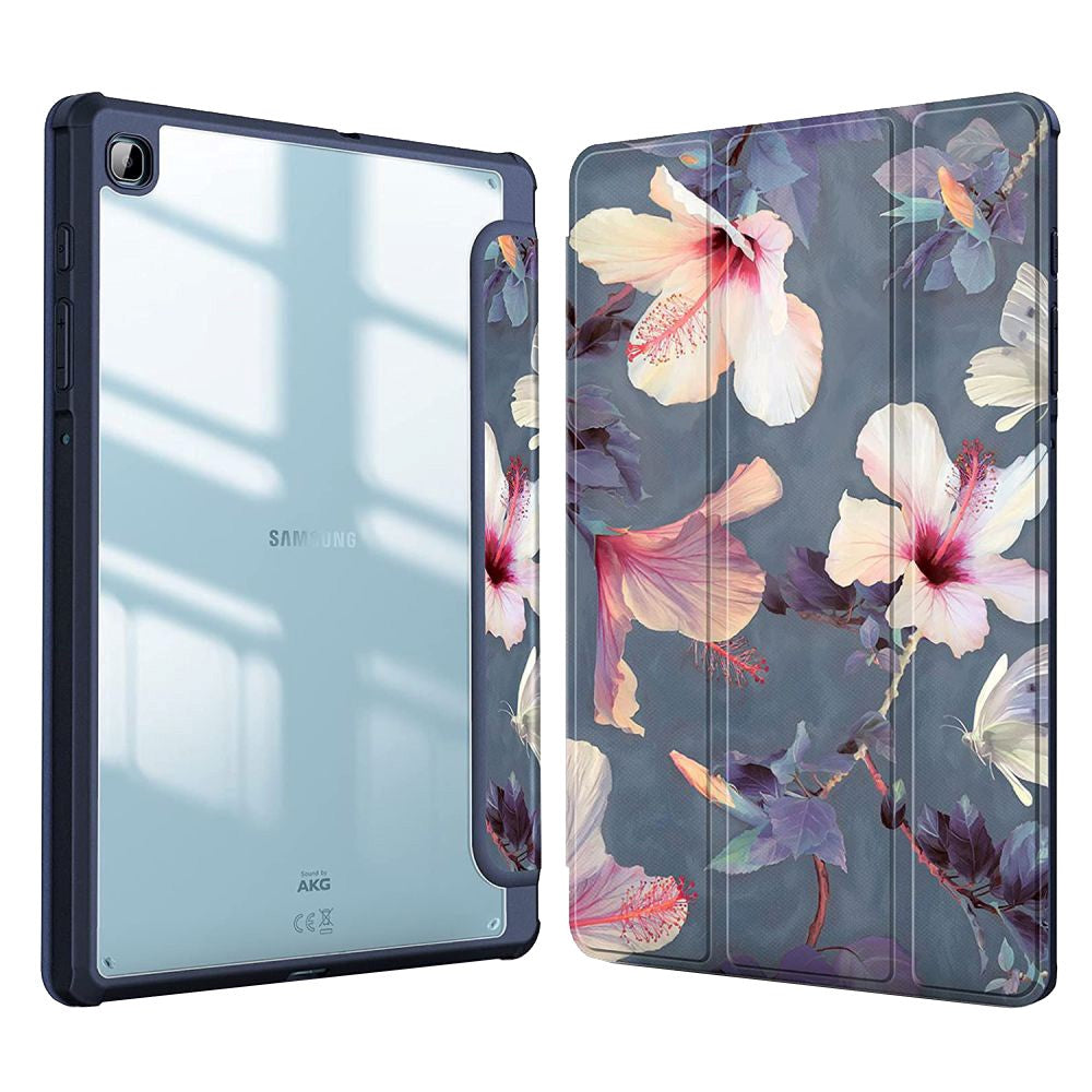 Samsung Galaxy Tab S6 Lite Tech-Protect Smartcase Hybrid Tri-fold Case - Lily Flowers