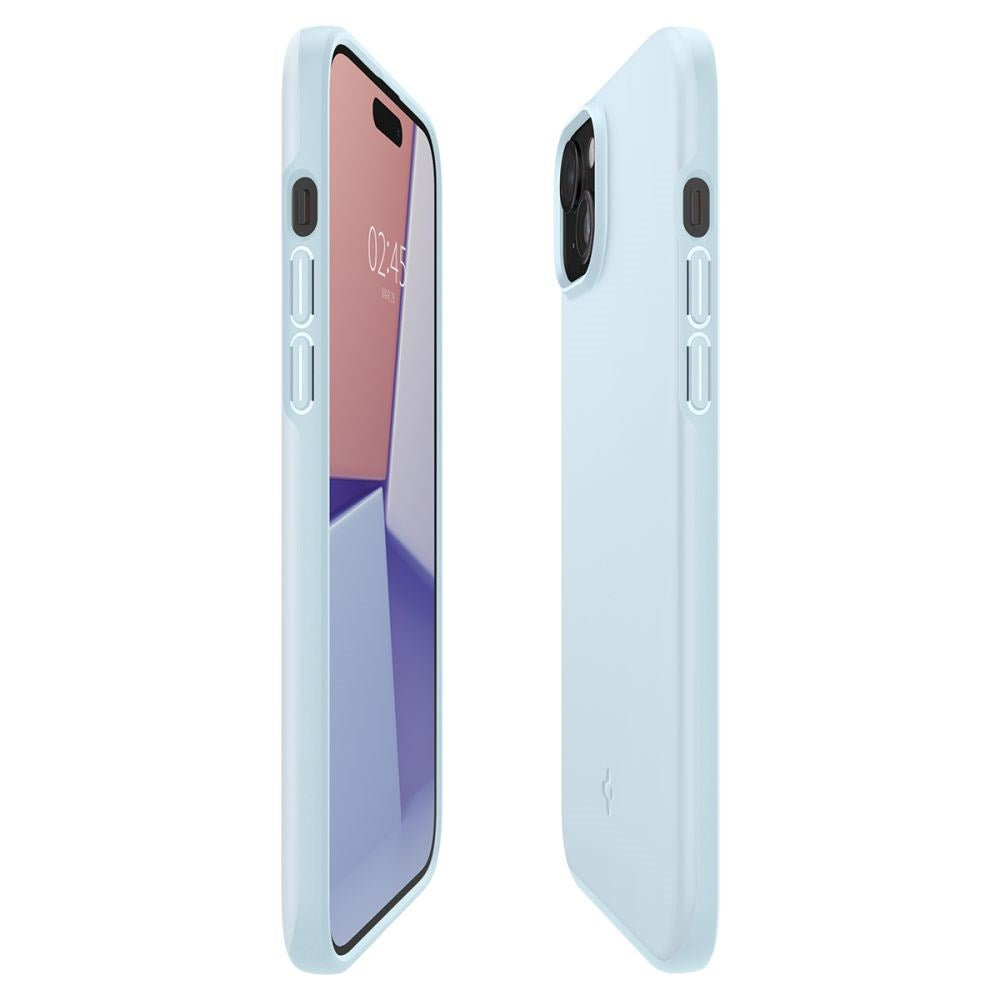 iPhone 15 Spigen Thin Fit Case - Mute Blue