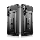 Samsung Galaxy S24 SUPCASE Unicorn Beetle Pro 2-Set Tough Case w. Screen Protection - Black