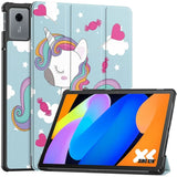 Lenovo Idea Tab 11 EIDERWOOD Leather Flip Case with Motif - Unicorn