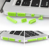 MacBook Silicone Anti-Dust Plugs - Green