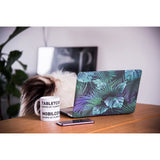 MacBook Air 11 Case - Hard Case Jungle Design - Green / Blue