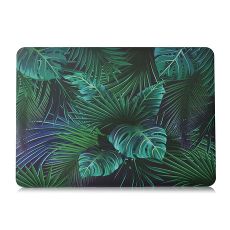 MacBook Air 11 Case - Hard Case Jungle Design - Green / Blue