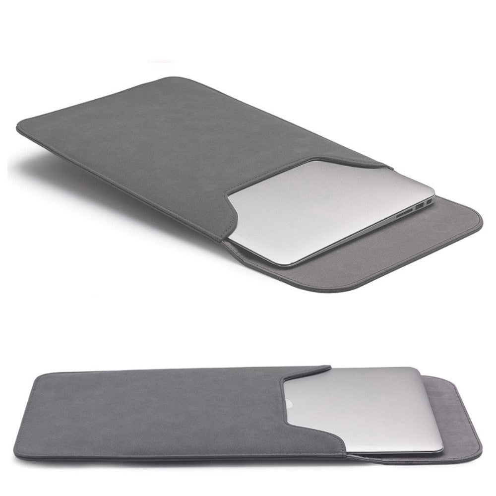 SOYAN Leather Sleeve for MacBook 13" (29 x 21.5 Cm) - Grey