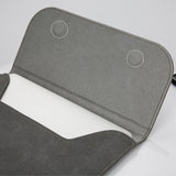 SOYAN Leather Sleeve for MacBook 13" (29 x 21.5 Cm) - Grey