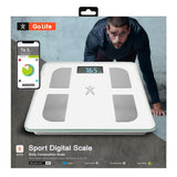 SBS Sport Digital Scale - Bath Scale with Bluetooth Body Analysis - White