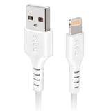 SBS USB-A to Lightning Cable - 1 Meter - MFI - 480 Mbit/s - White