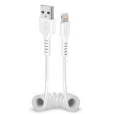 SBS USB-A to Lightning Phone Cord Cable - Max 0.5 Meter - MFI - 480 Mbit/s - White