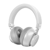 JAZ Wireless ANC Headset with Microphone and Integrated Controls - White