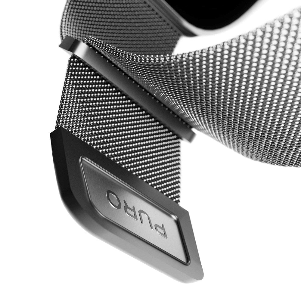 Apple Watch (38/40/SE/41/42mm) Puro MILANESE Stainless Steel Watch Strap - Argento
