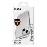 iPhone 15 SBS Extreme X2 Case - Transparent