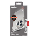 iPhone 15 Pro SBS Extreme X3 Case - Transparent