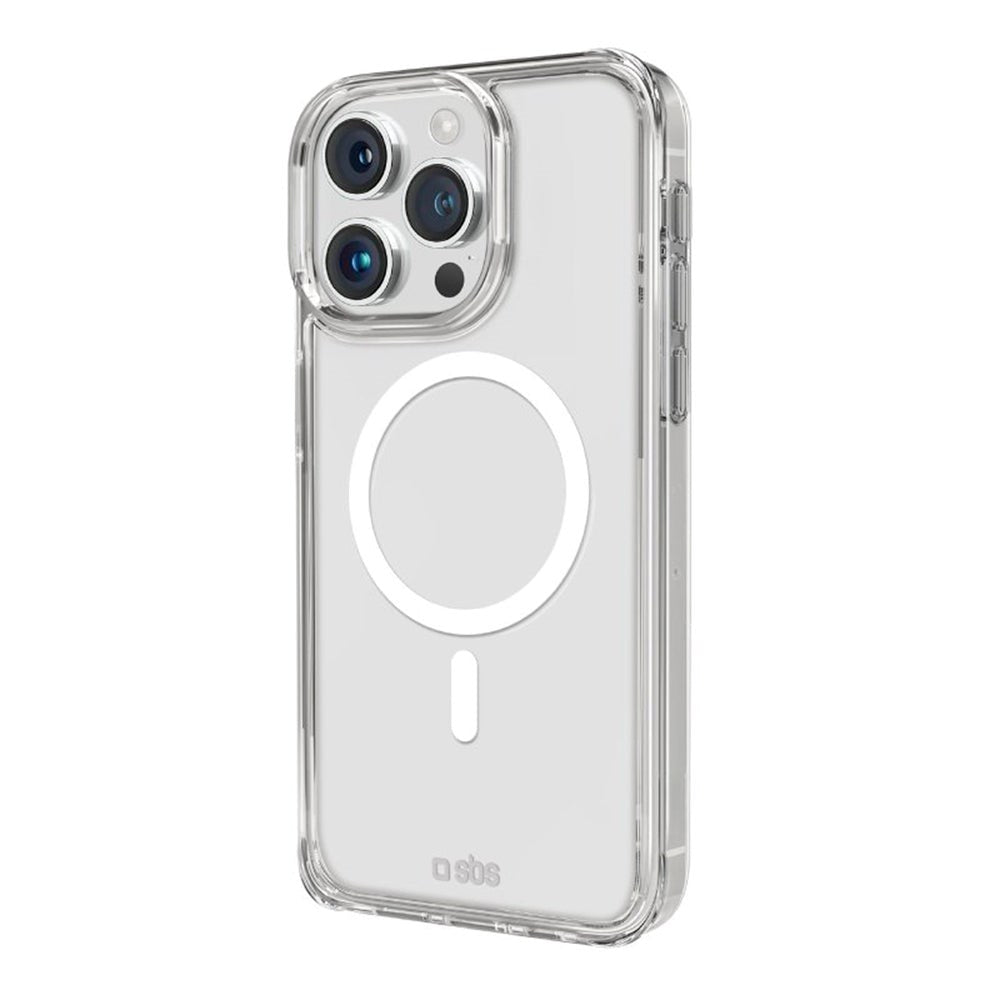 iPhone 15 Pro SBS Light Mag Case - MagSafe Compatible - Transparent