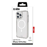 iPhone 15 Pro Max SBS Light Mag Case - MagSafe Compatible - Transparent