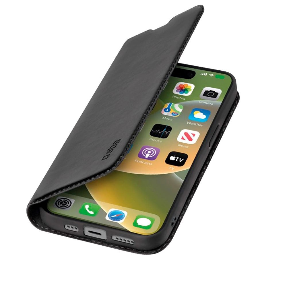 iPhone 15 Plus SBS Wallet Lite Case - Black