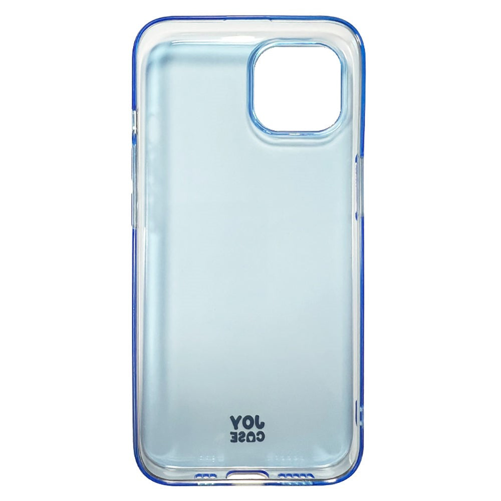 iPhone 14 / 13 Joy Case Flexible Plastic Case - Transparent / Blue