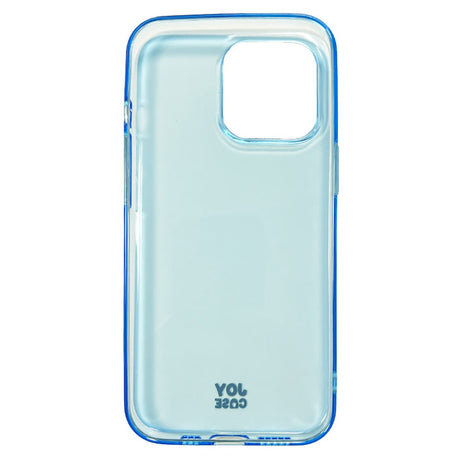 iPhone 13 Pro Joy Case Flexible Plastic Case - Transparent / Blue