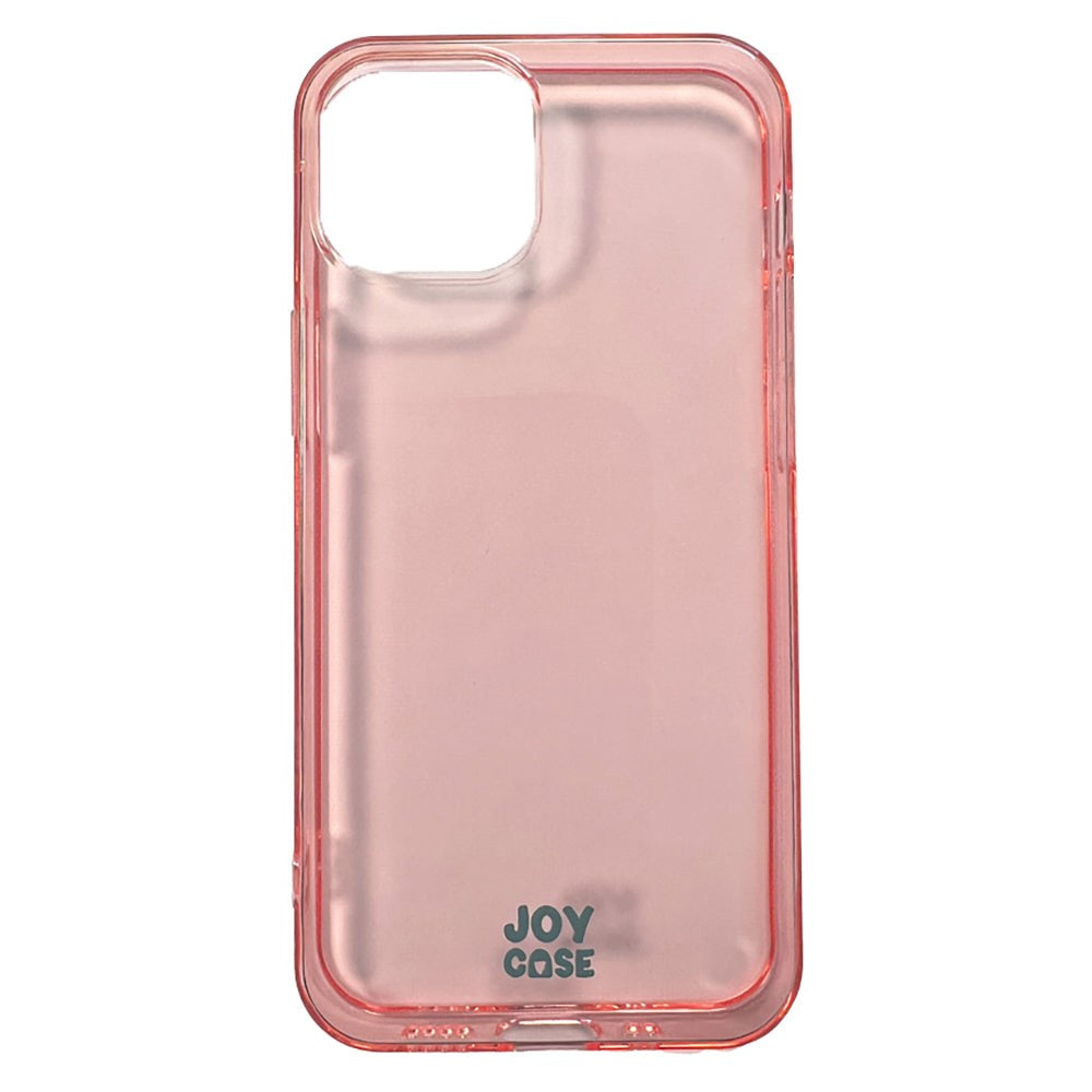 iPhone 13 Mini Joy Case Flexible Plastic Case - Transparent / Pink