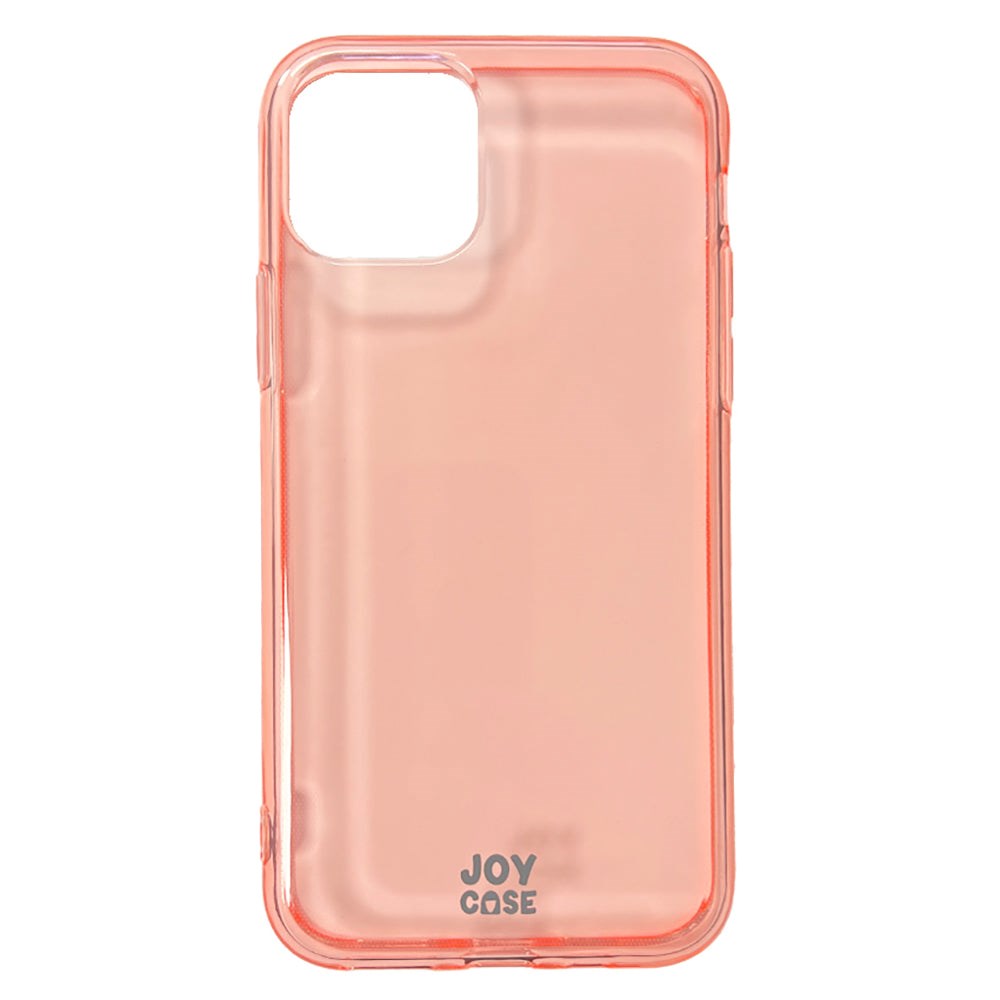 iPhone 11 Pro Joy Case Flexible Plastic Case - Transparent / Pink