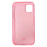 iPhone 11 Joy Case Flexible Plastic Case - Transparent / Pink