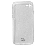 iPhone SE (2022 / 2020) / 8 / 7 Joy Case Hybrid Glitter Case - Transparent / Silver