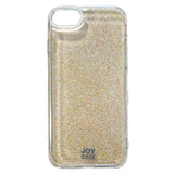 iPhone SE (2022 / 2020) / 8 / 7 Joy Case Hybrid Glitter Case - Transparent / Gold