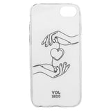 iPhone SE (2022 / 2020) / 8 / 7 Joy Case Flexible Plastic Case w. Print - Heart