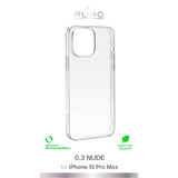 iPhone 15 Pro Max Puro "NUDE" Ultra Slim Case 0.3mm - Transparent