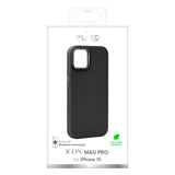 iPhone 15 Puro Icon Mag Pro Silicone Case - MagSafe Compatible - Black