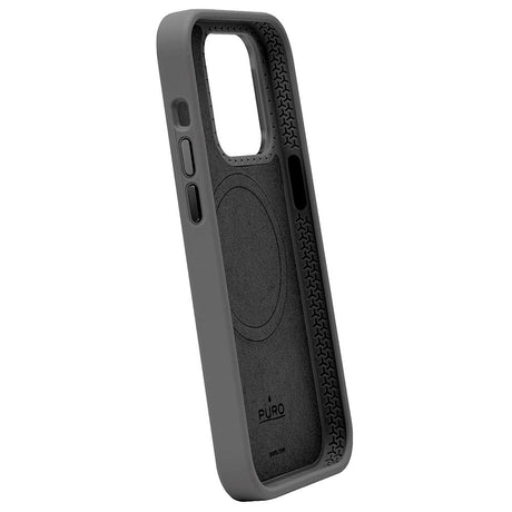 iPhone 15 Pro Puro Icon Mag Pro Silicone Case - MagSafe Compatible - Black