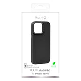 iPhone 15 Pro Puro Icon Mag Pro Silicone Case - MagSafe Compatible - Black