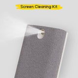 doodroo Screen Cleaning Set - Spray, Microfiber Cloth & Stand