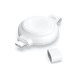 Puro Power Go Mini Wireless Charger for Apple Watch & AirPods Pro - USB-C - White