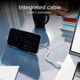 SBS 15W Qi2 Wireless Charger with Kickstand - MagSafe Compatible - White