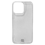 iPhone 15 Pro Max Joy Case Hybrid Glitter Case - Transparent / Silver