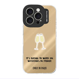 Case&Me - Emily in Paris iPhone 16 Pro Case - Champagne Cheers