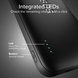 SBS 10,000 mAh Infinity Powerbank 10W with 1 x USB-C & 1 x USB-A - Black
