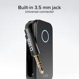 Jaz 2-in-1 RX / TX Wireless Audio Adapter with Jack Plug - Black