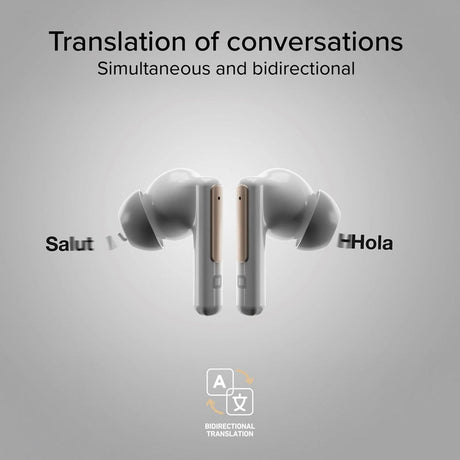 SBS - True Wireless Headphones with AI - White