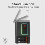 SBS 6-in-1 Wireless Charging Dock - MagSafe Compatible - Black